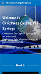 Mobile Screenshot of christmasoncrystalsprings.com